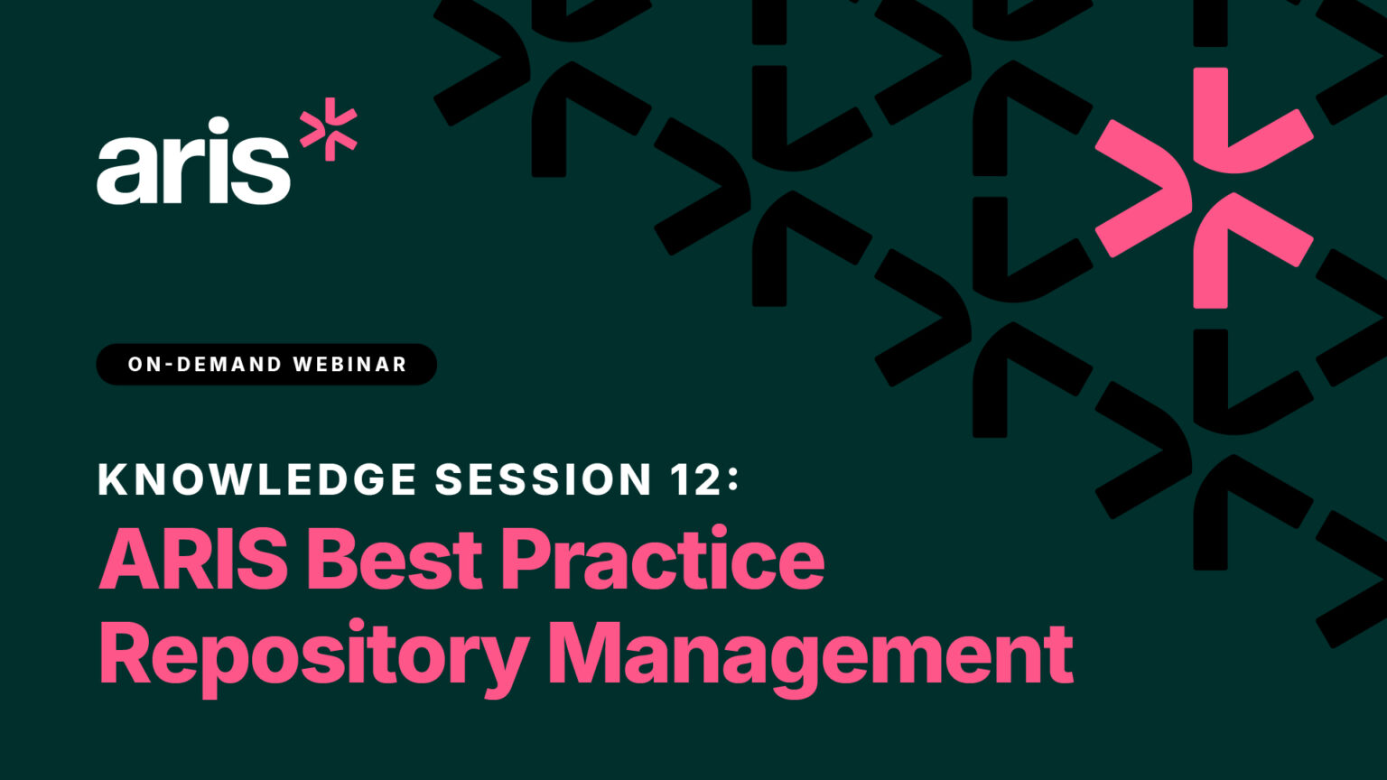 ARIS Knowledge Session 12: ARIS Best Practice Repository Management - ARIS