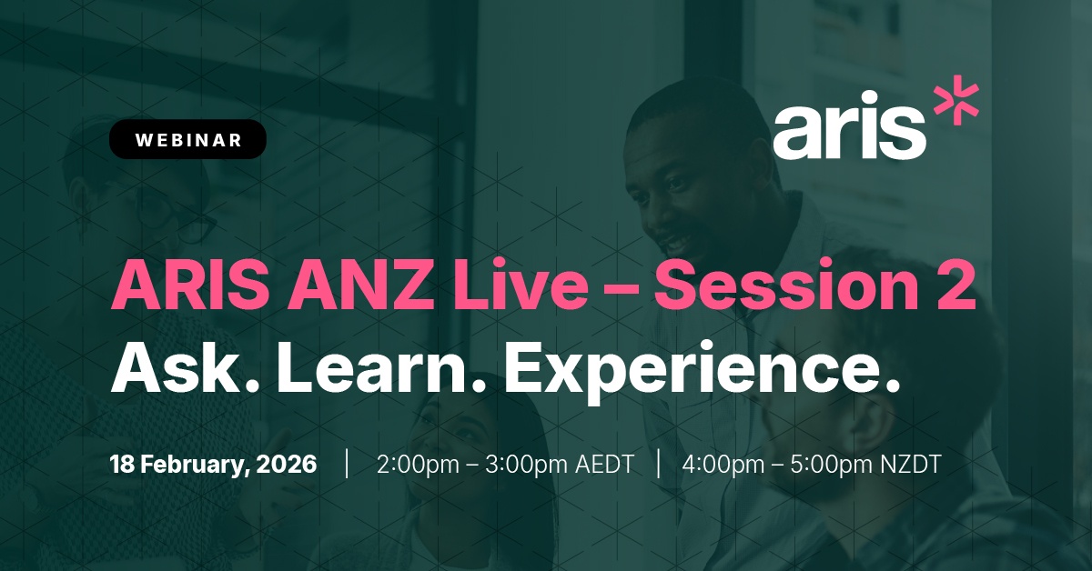 ARIS ANZ Live - Session 2 Webinar