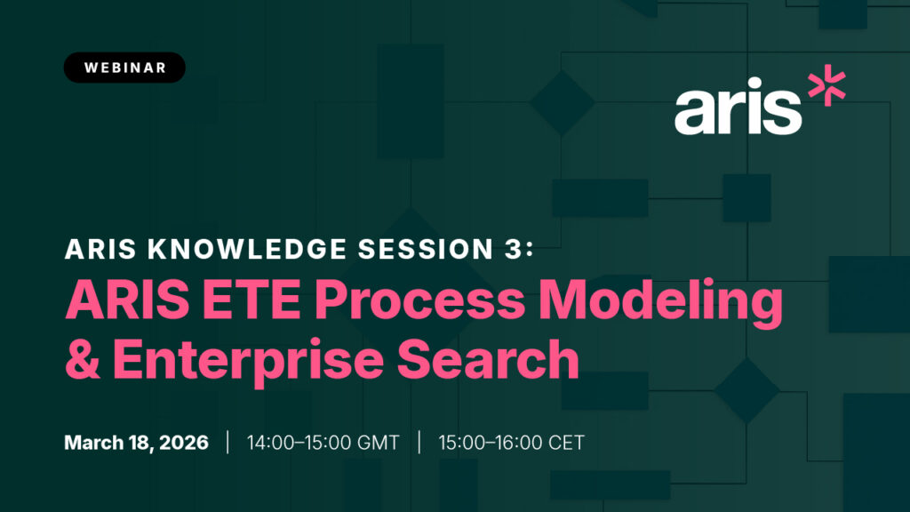 ARIS Knowledge Session 3: ARIS ETE Process Modeling & Enterprise Search