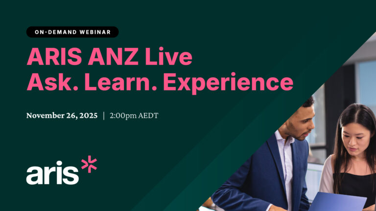 ARIS ANZ Live | Ask. Learn. Experience.