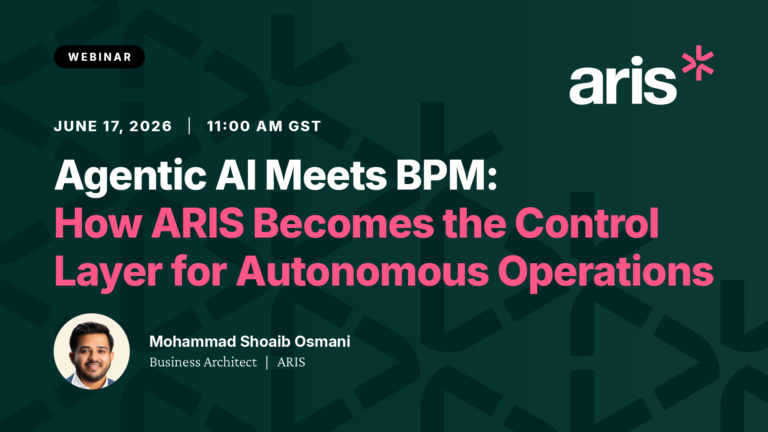 Agentic AI Meets BPM: How ARIS Becomes the Control Layer for Autonomous Operations