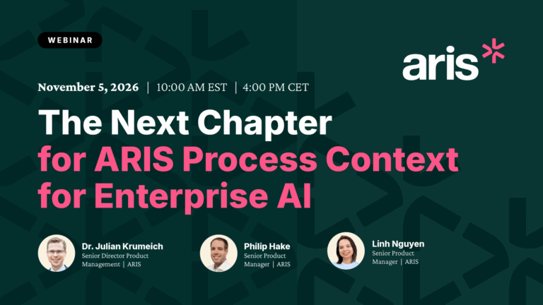 The Next Chapter for ARIS Process Context for Enterprise AI